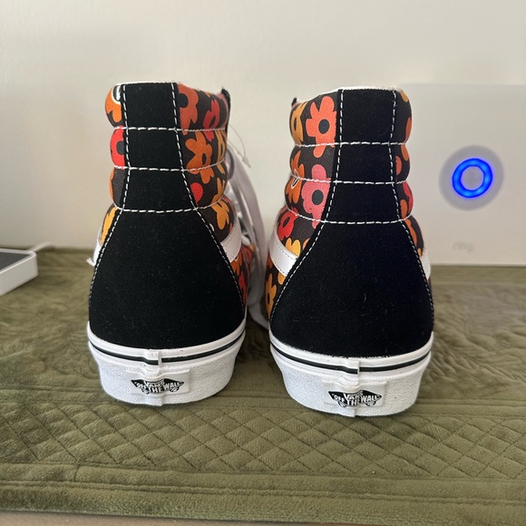 🔥🔥 Men's Vans Sk8 - Hi Flower Balck ! 🔥🔥 - Picture 4 of 5